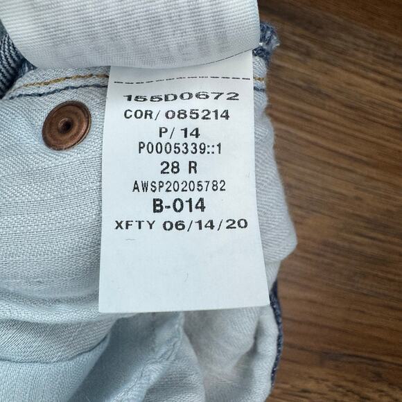 Abercrombie & Fitch Distressed Blue Ankle Jeans - Picture 5 of 11